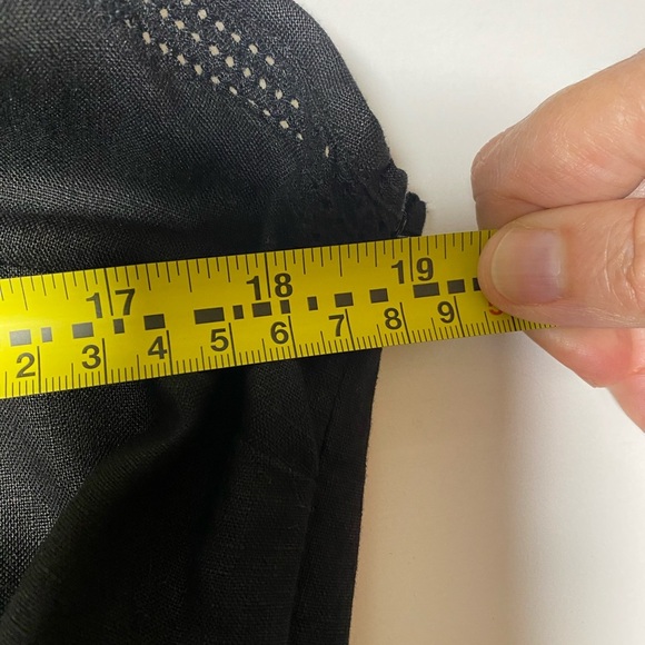 Faith Love Passion Women’s “Little Black Dress” 100% LINEN - SIZE 12 - EUC - Picture 4 of 6